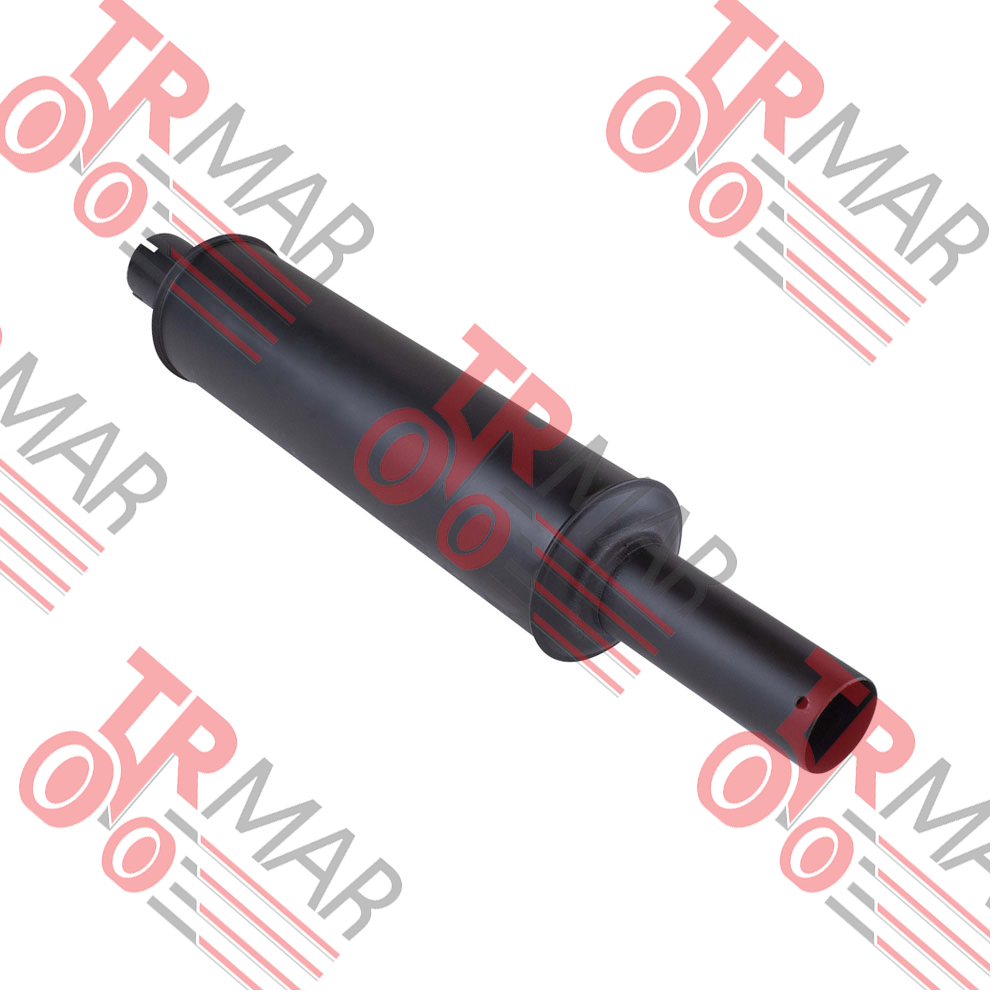 Muffler, W/Heat Treatment Painted