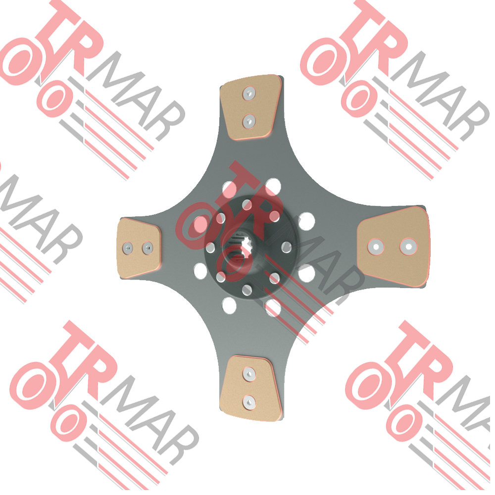 4 Pad Bronze Pto Disc Z:14
