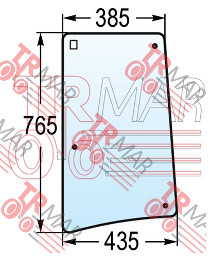 Side Glass Lh