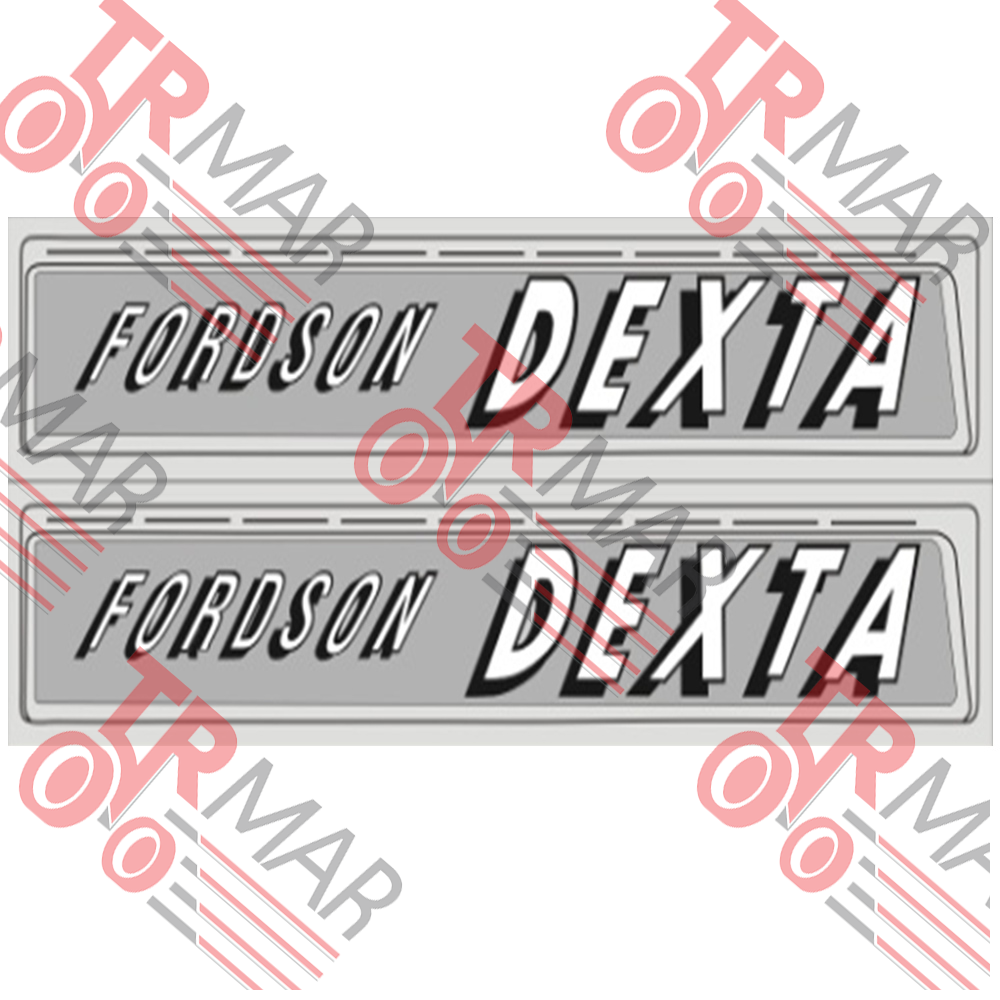 Fordson Dexta Etiket