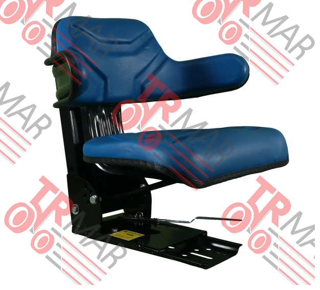 Seat Assy, 5 Angle W/Arms Blue